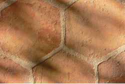 Terracota lados exagonales 14 cm