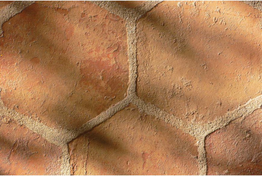 Terracota lados exagonales 14 cm